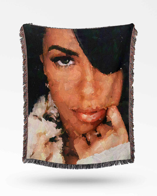 Aaliyah Tribute Woven Blanket